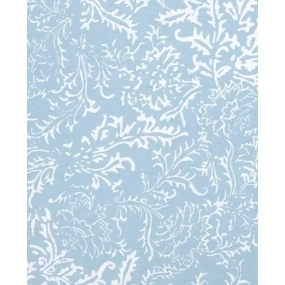 JOHN ROBSHAW $425 AVNI light indigo blue organic king duvet cover
